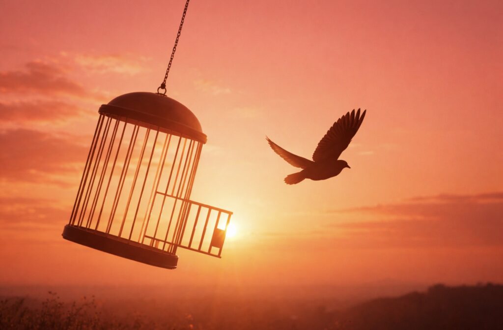 Hypnotherapy for addiction showing freedom from smoking and alcohol dependency through behavioural change