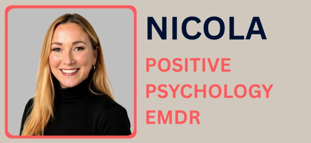 Nicola – specialist EMDR therapist and positive psychology practitioner at Niche Therapists, offering evidence-based therapeutic support